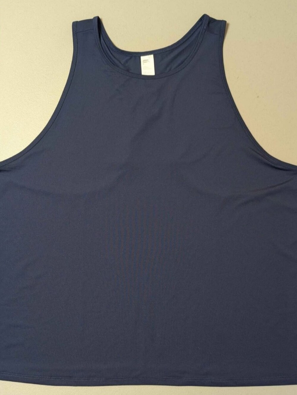 Fabletics 2X blue racerback tank top